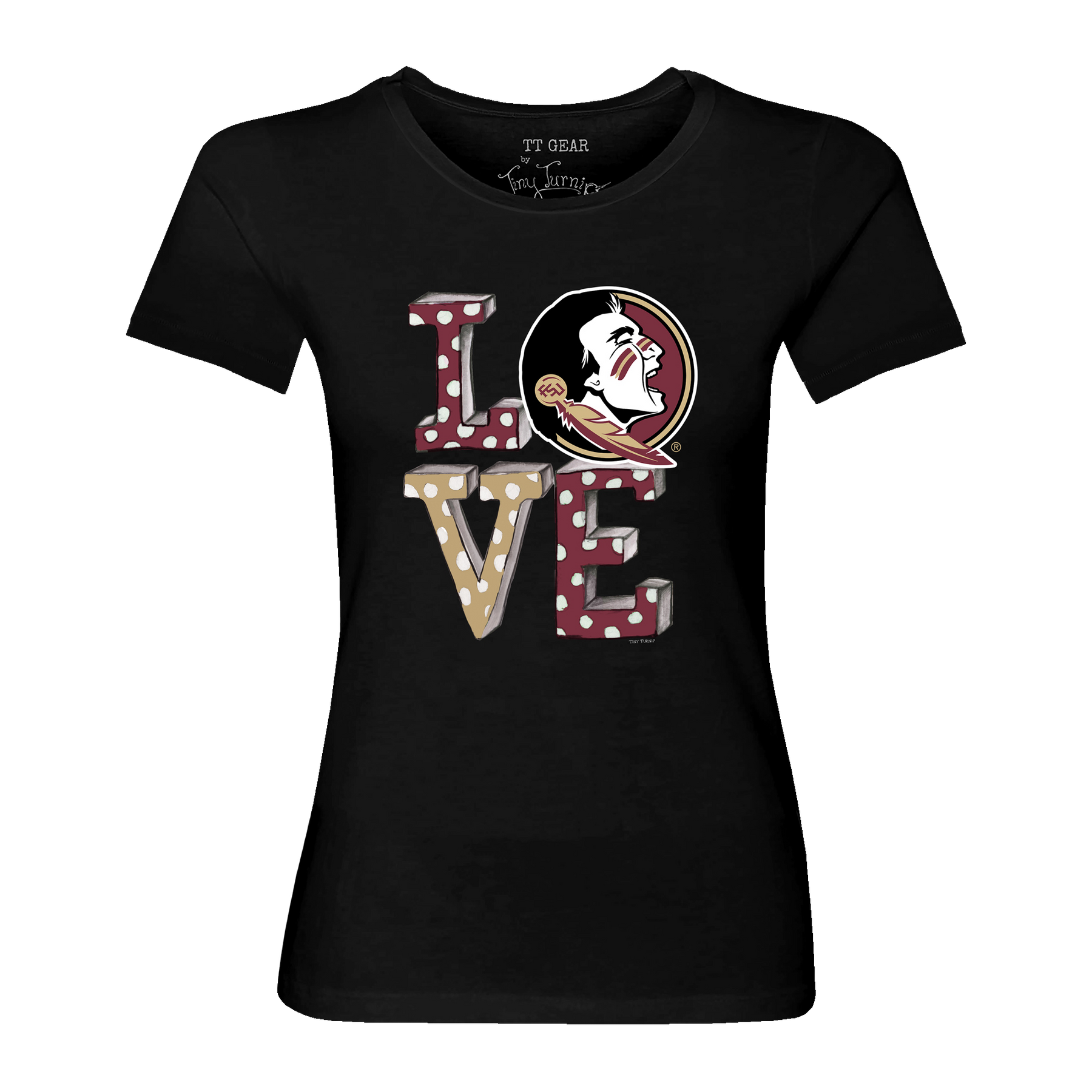 Florida State Seminoles LOVE Women's Tee Shirt