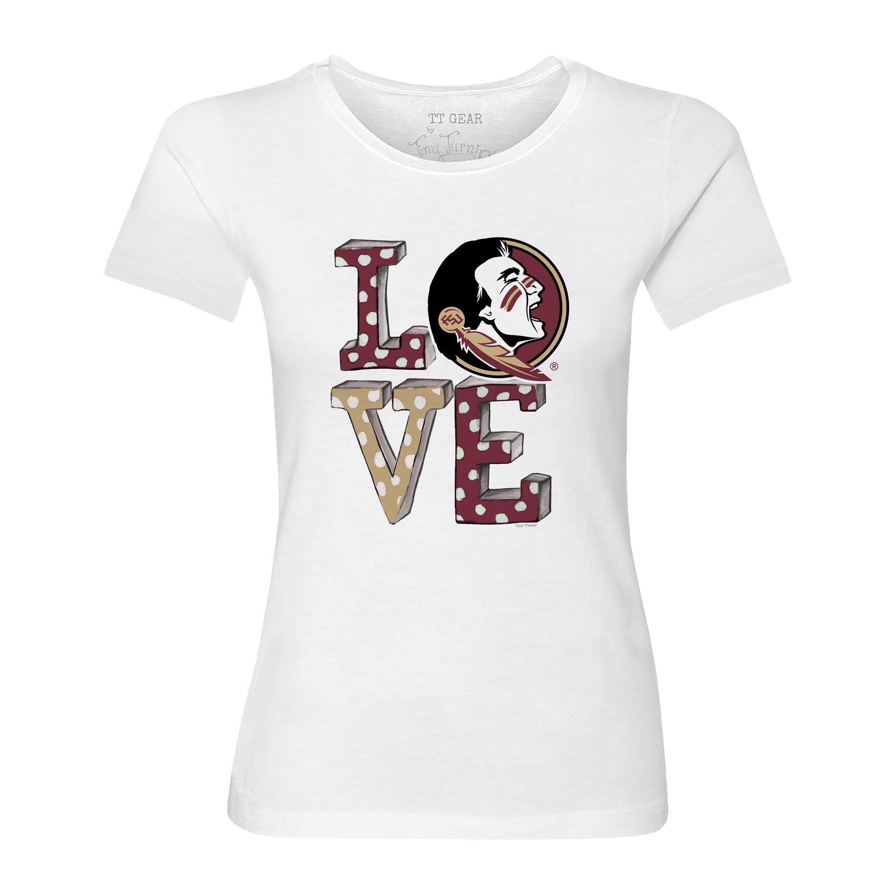 Florida State Seminoles LOVE Women's Tee Shirt