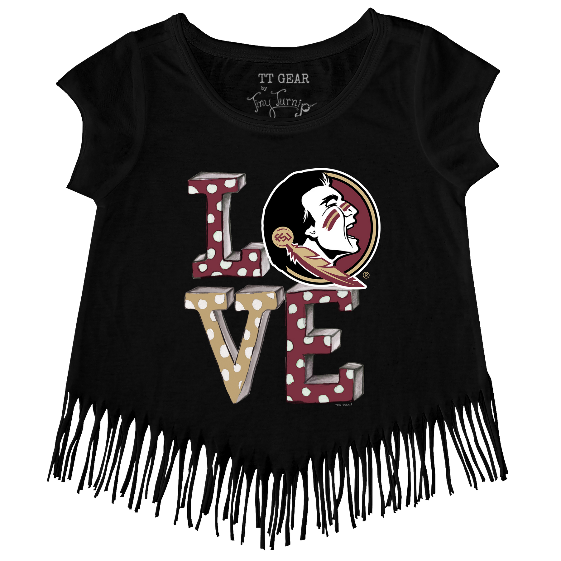 Florida State Seminoles LOVE Fringe Tee