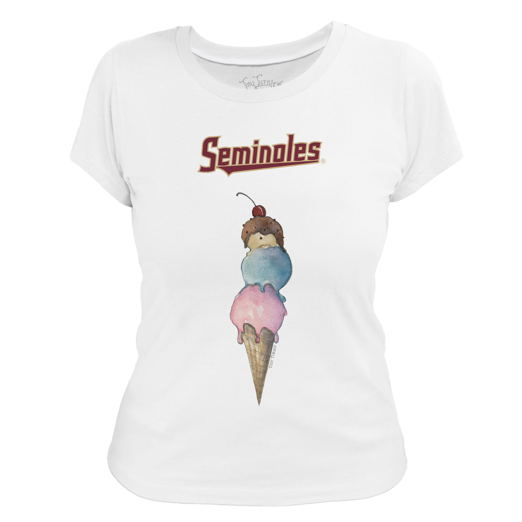 Florida State Seminoles Triple Scoop Women's Tee Shirt