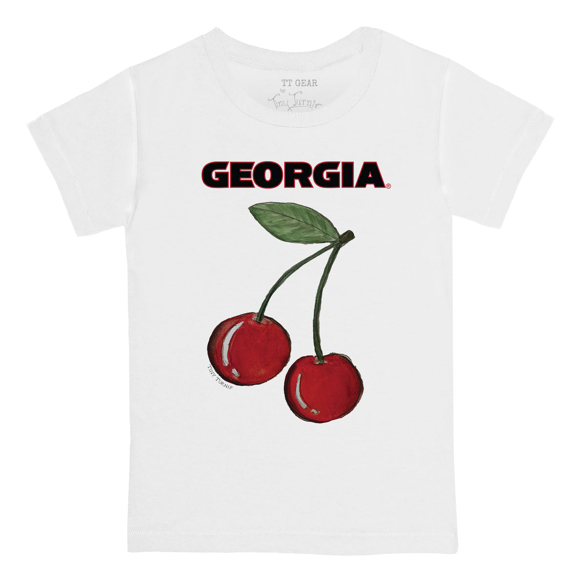 Georgia Bulldogs Cherry Tee Shirt