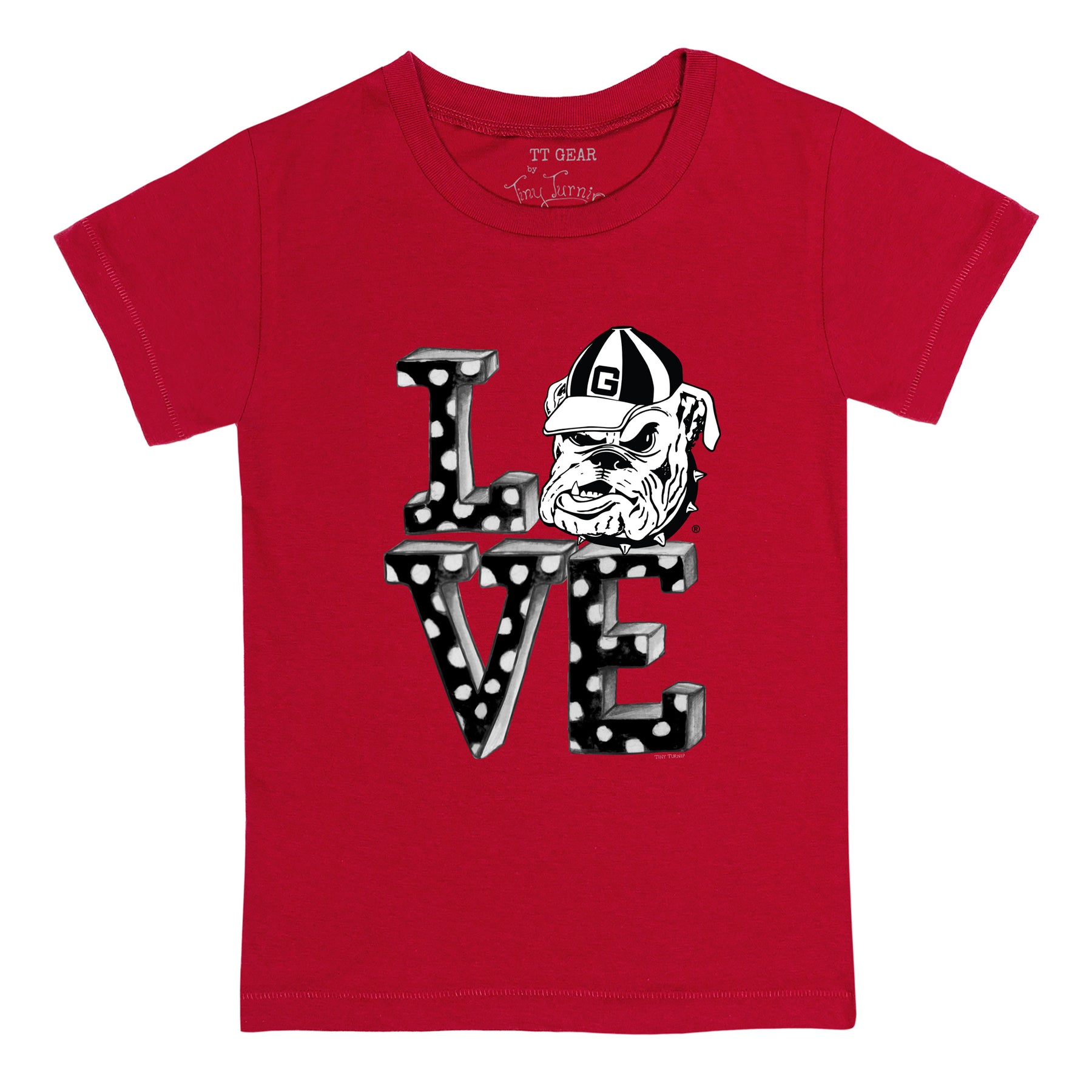 Georgia Bulldogs Love Tee Shirt