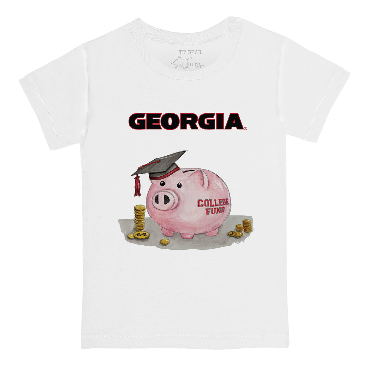 Georgia Bulldogs Piggy Tee Shirt