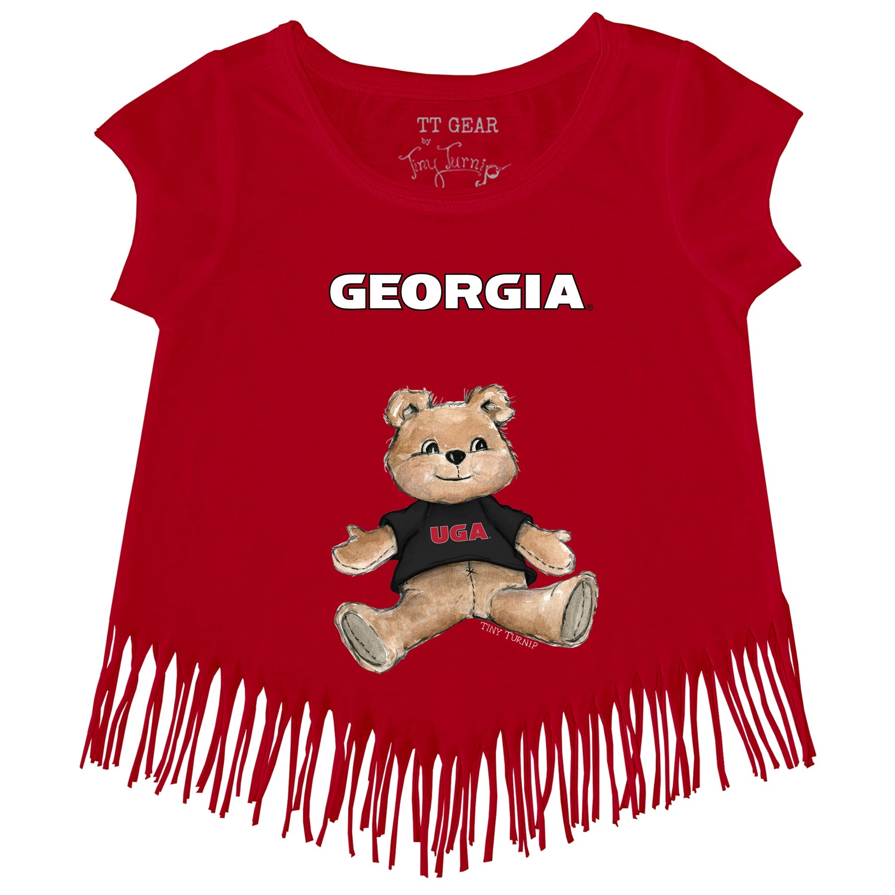 Georgia Bulldogs Teddy Fringe Tee