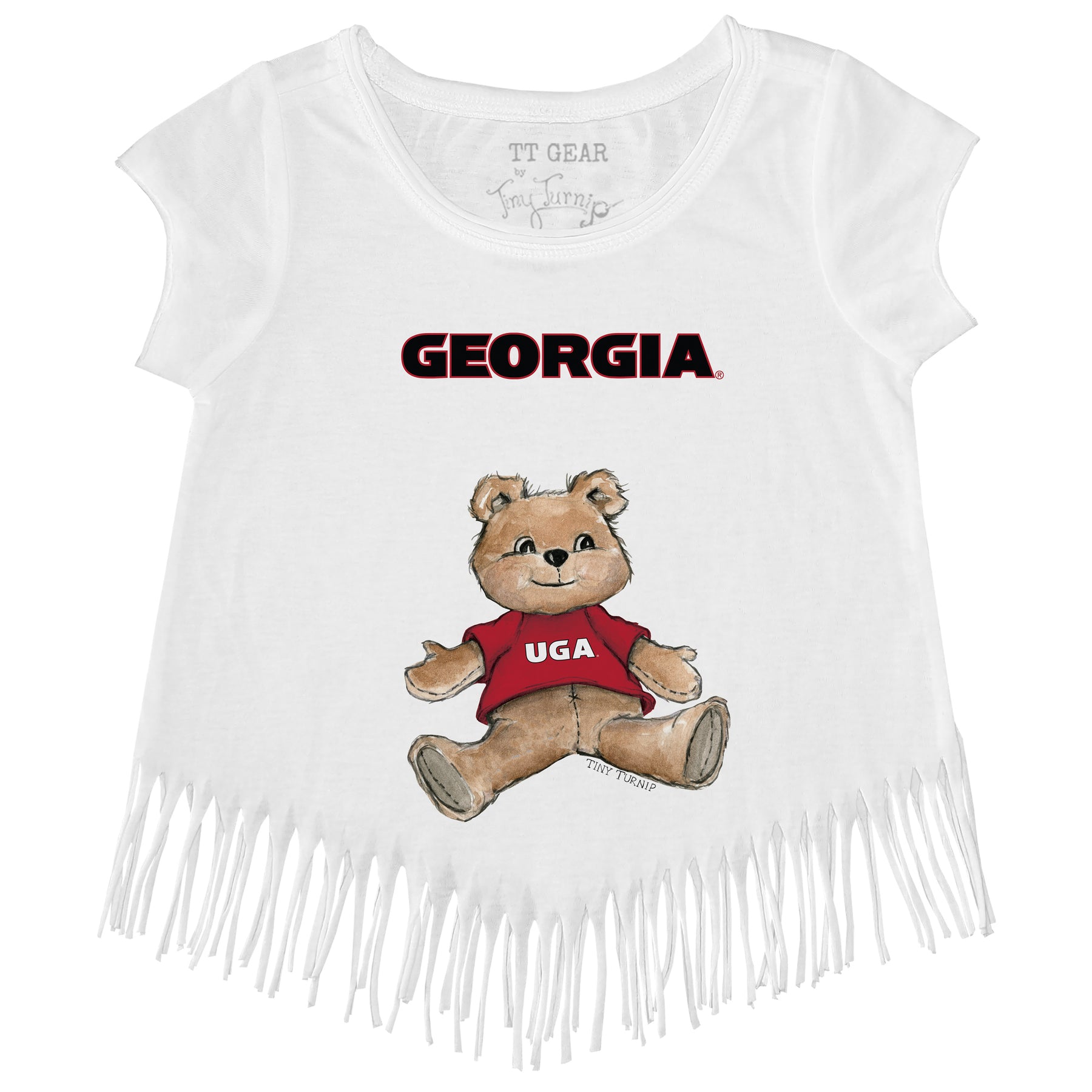 Georgia Bulldogs Teddy Fringe Tee