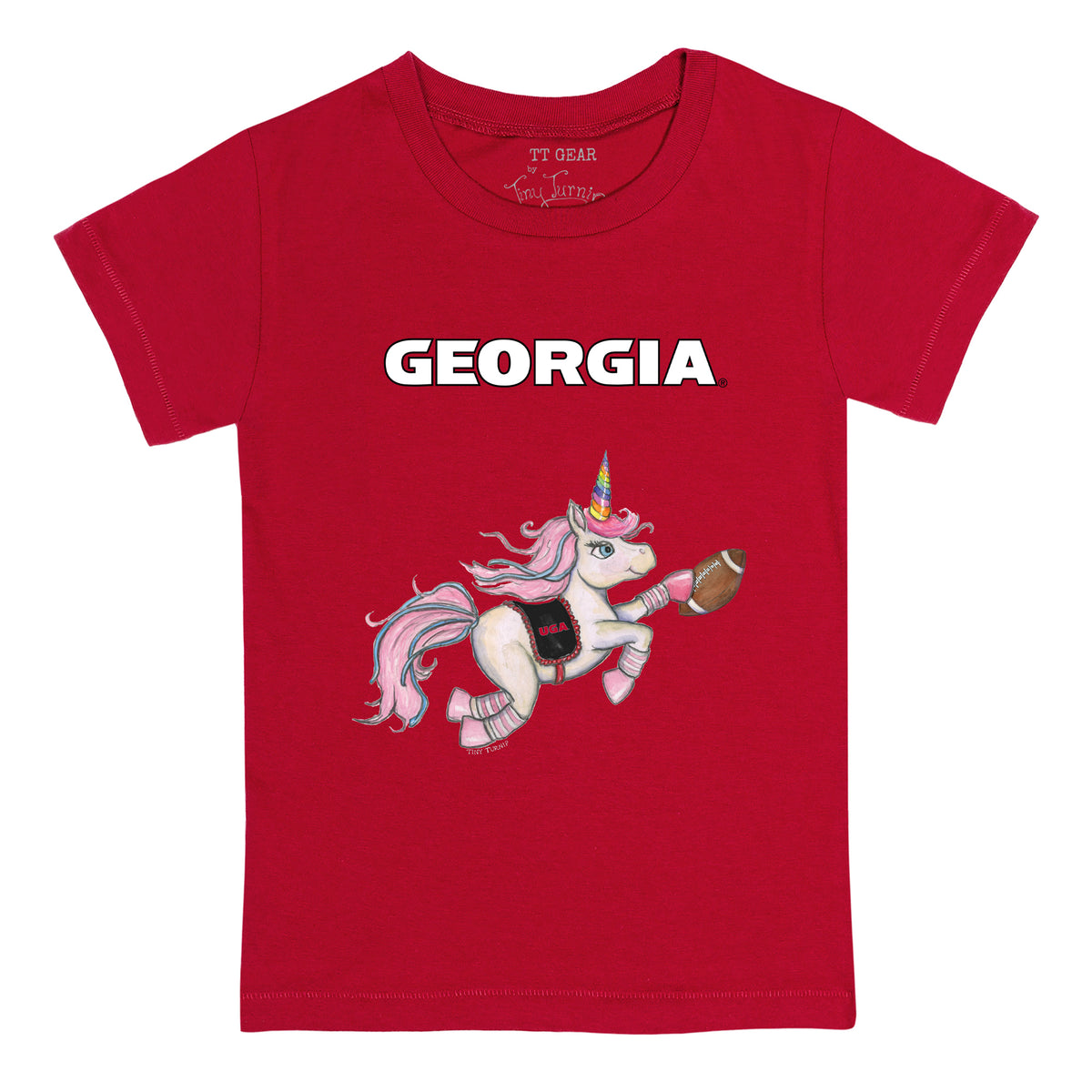 Georgia Bulldogs Unicorn Tee Shirt