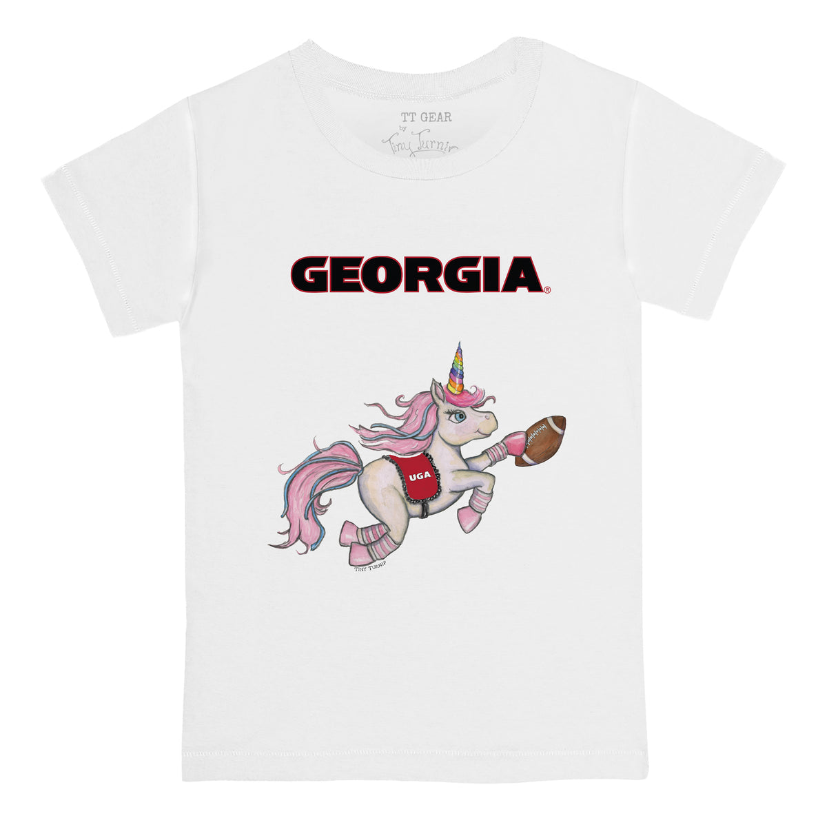 Georgia Bulldogs Unicorn Tee Shirt