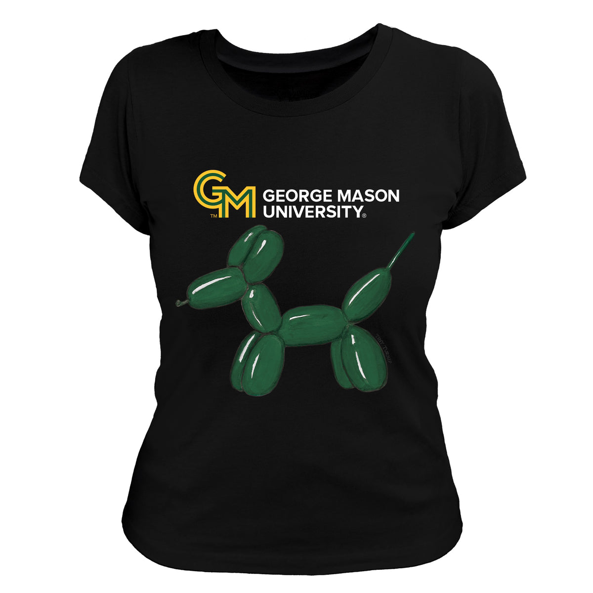 George Mason Patriots Balloon Dog Women's Tee Shirt