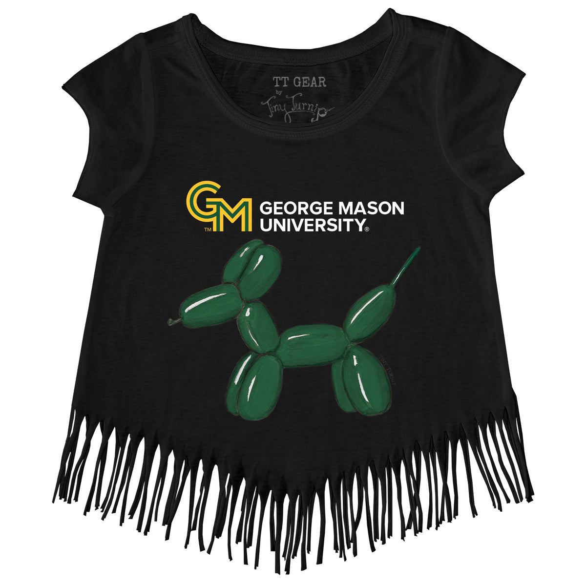 George Mason Patriots Balloon Dog Fringe Tee