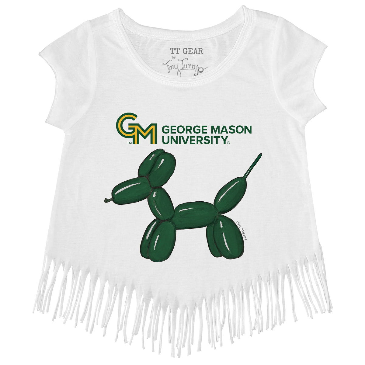 George Mason Patriots Balloon Dog Fringe Tee