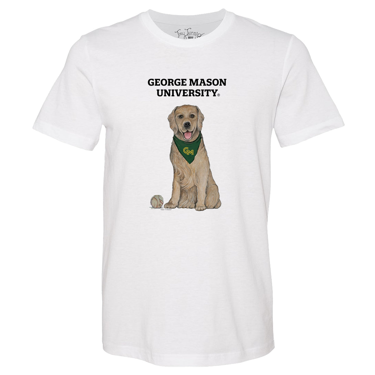 George Mason Patriots Golden Retriever Unisex Tee Shirt