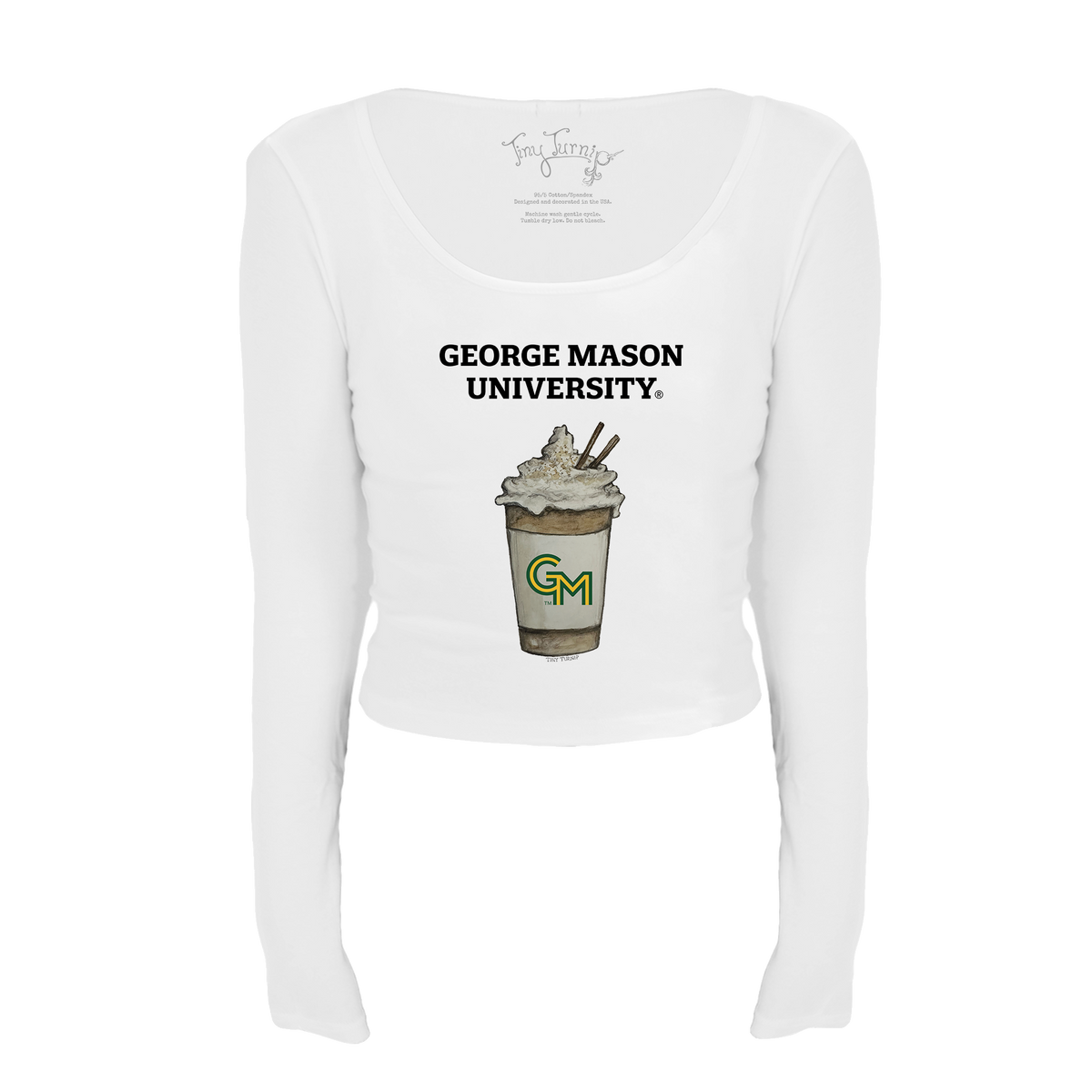 George Mason Patriots Latte Women's Lucy Long Sleeve
