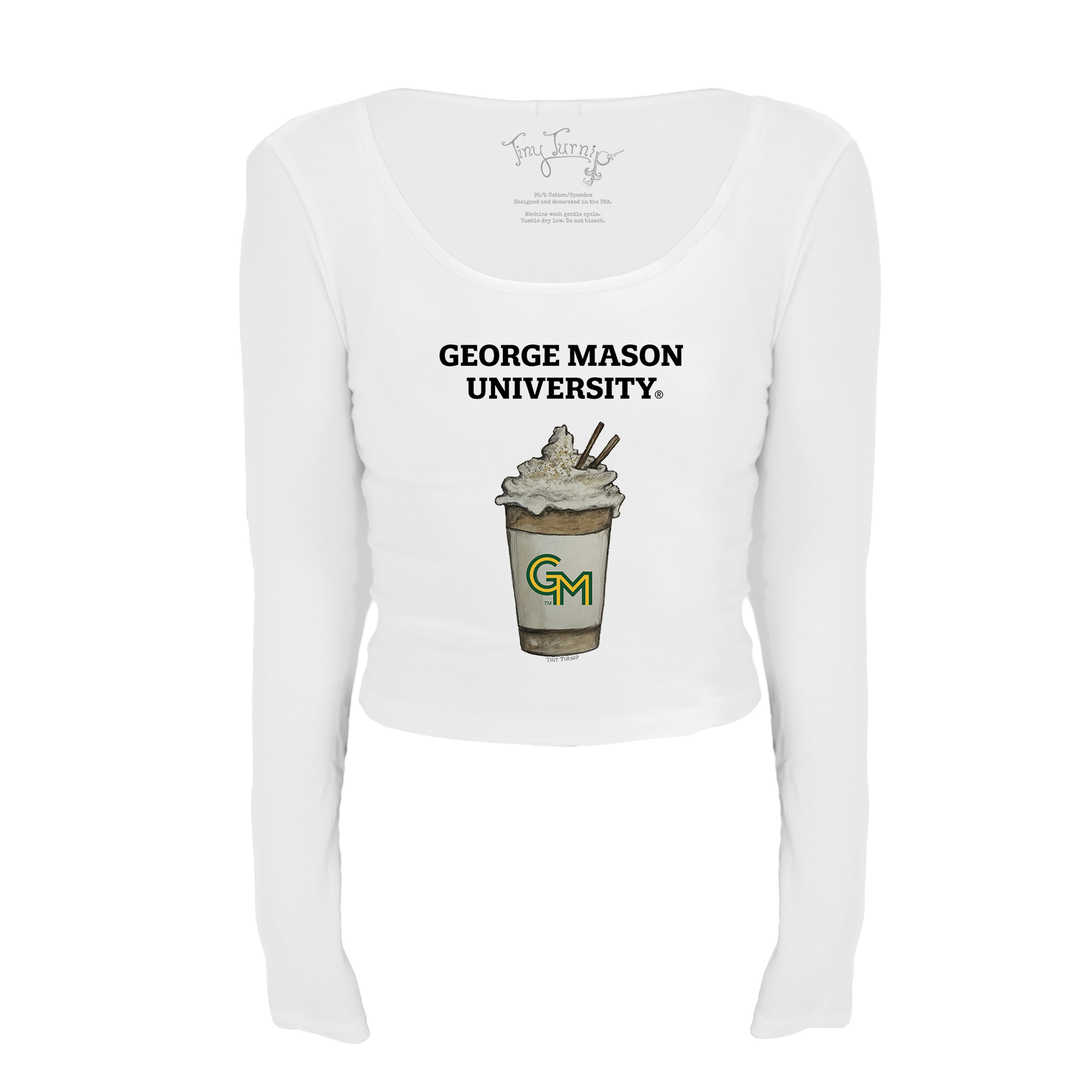 George Mason Patriots Latte Women's Lucy Long Sleeve