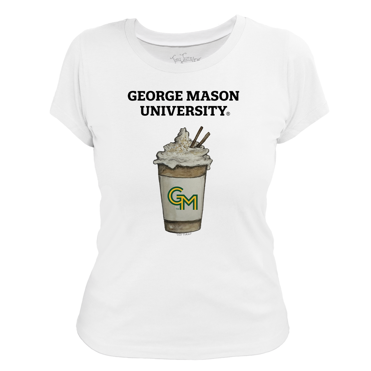 George Mason Patriots Latte Women's Tee Shirt