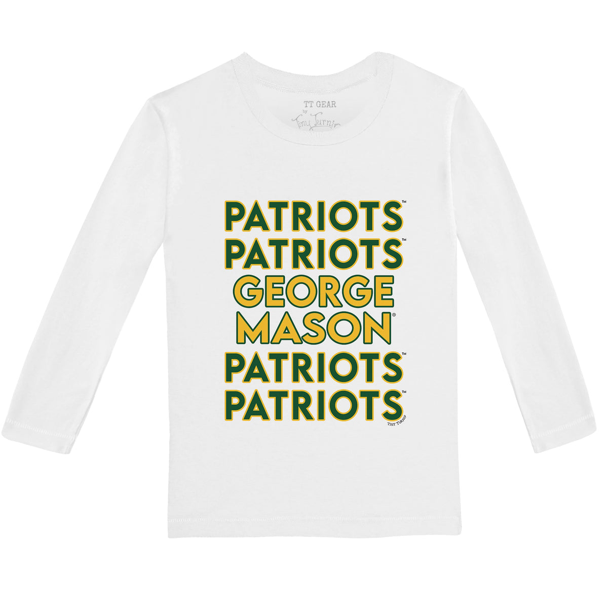 George Mason Patriots Stacked Long-Sleeve Tee Shirt