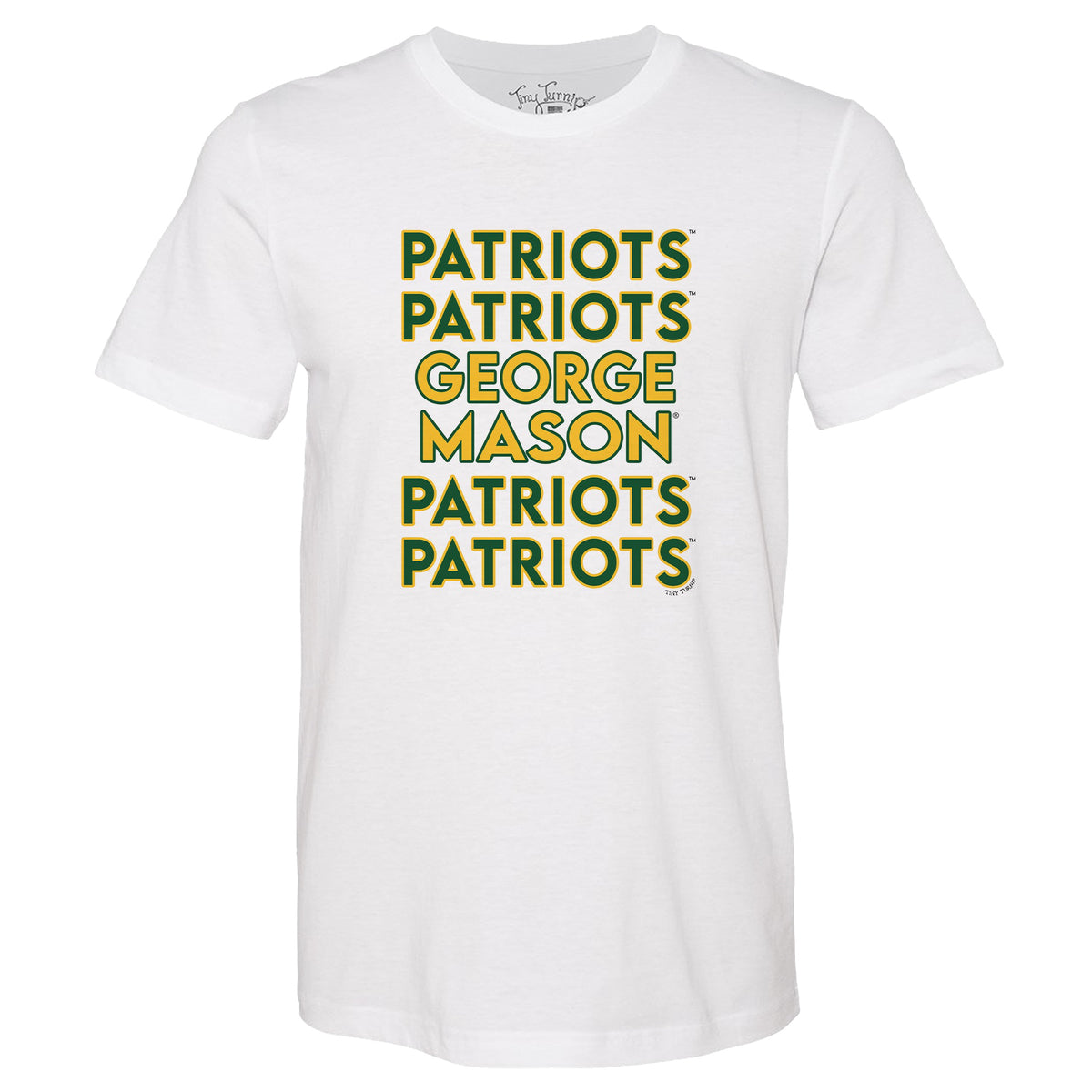 George Mason Patriots Stacked Unisex Tee Shirt
