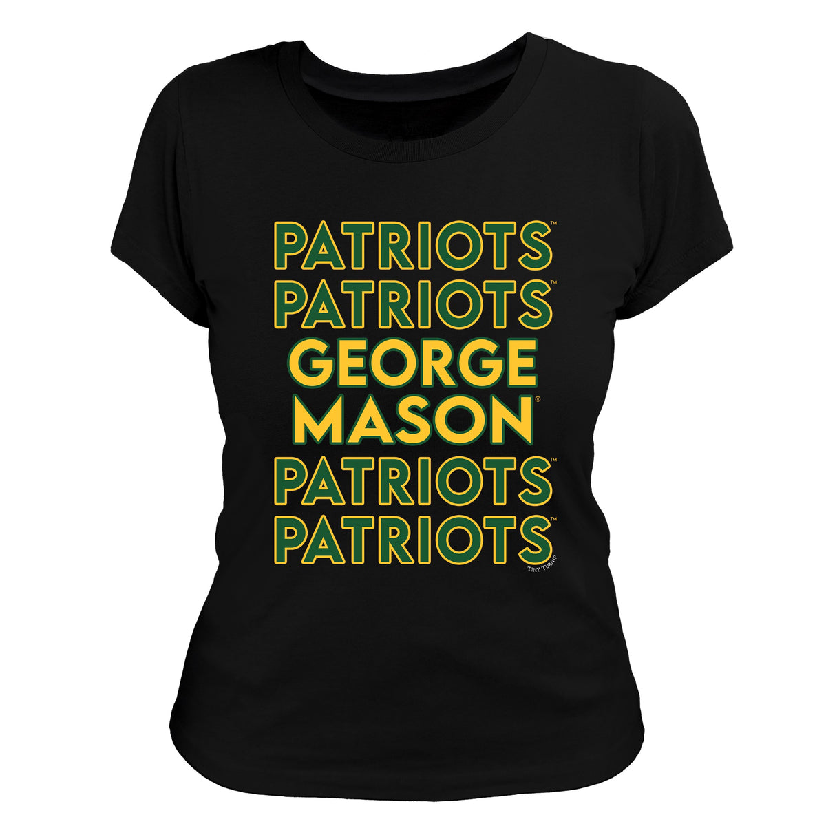 George Mason Patriots Stacked Women's Tee Shirt