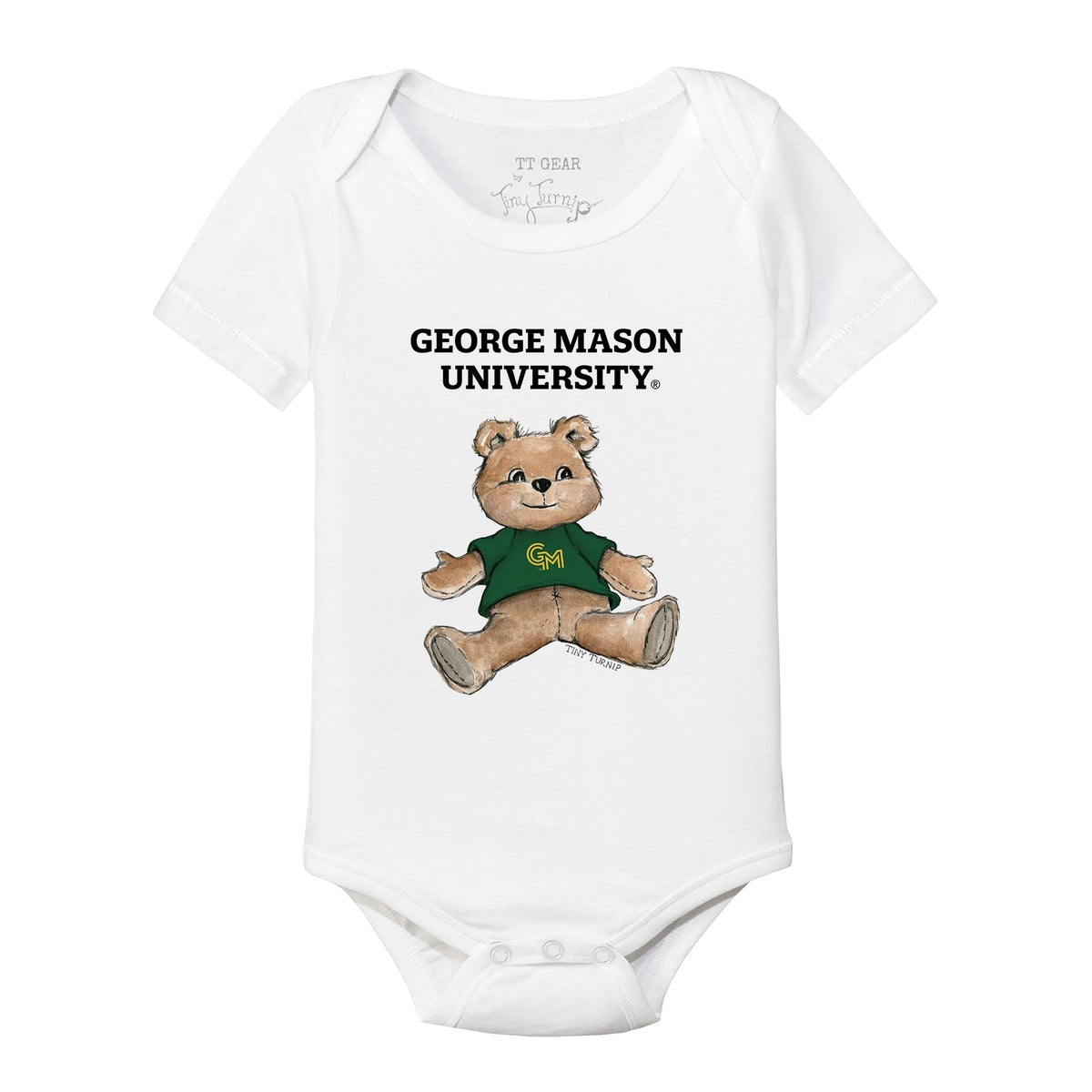 George Mason Patriots Teddy Short Sleeve Snapper