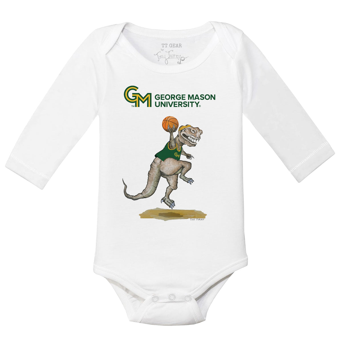 George Mason Patriots TT Rex Long-Sleeve Snapper