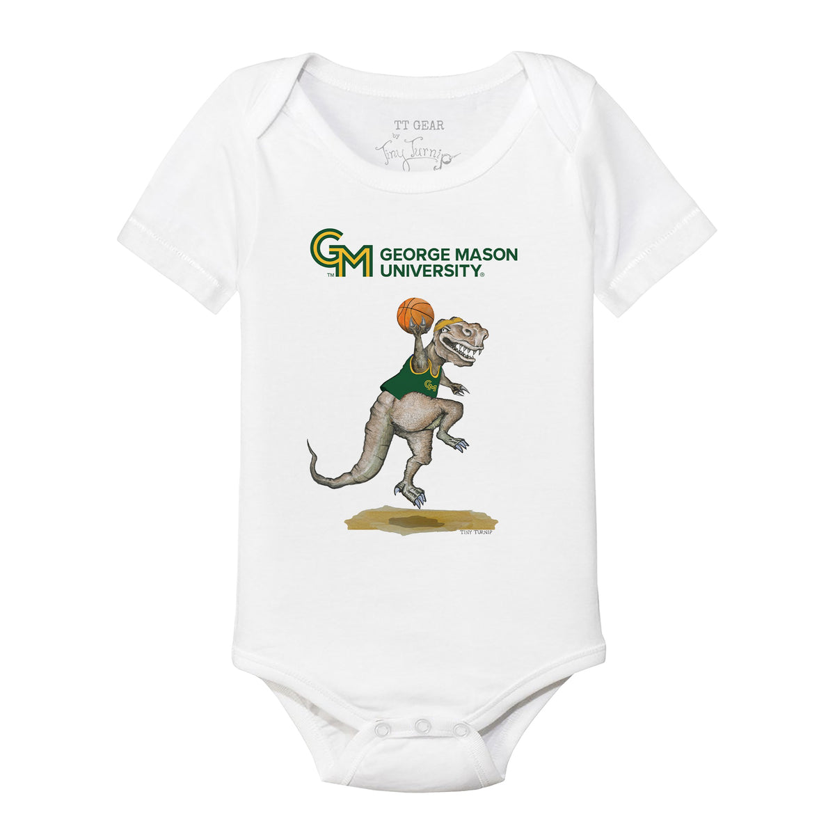 George Mason Patriots TT Rex Short Sleeve Snapper