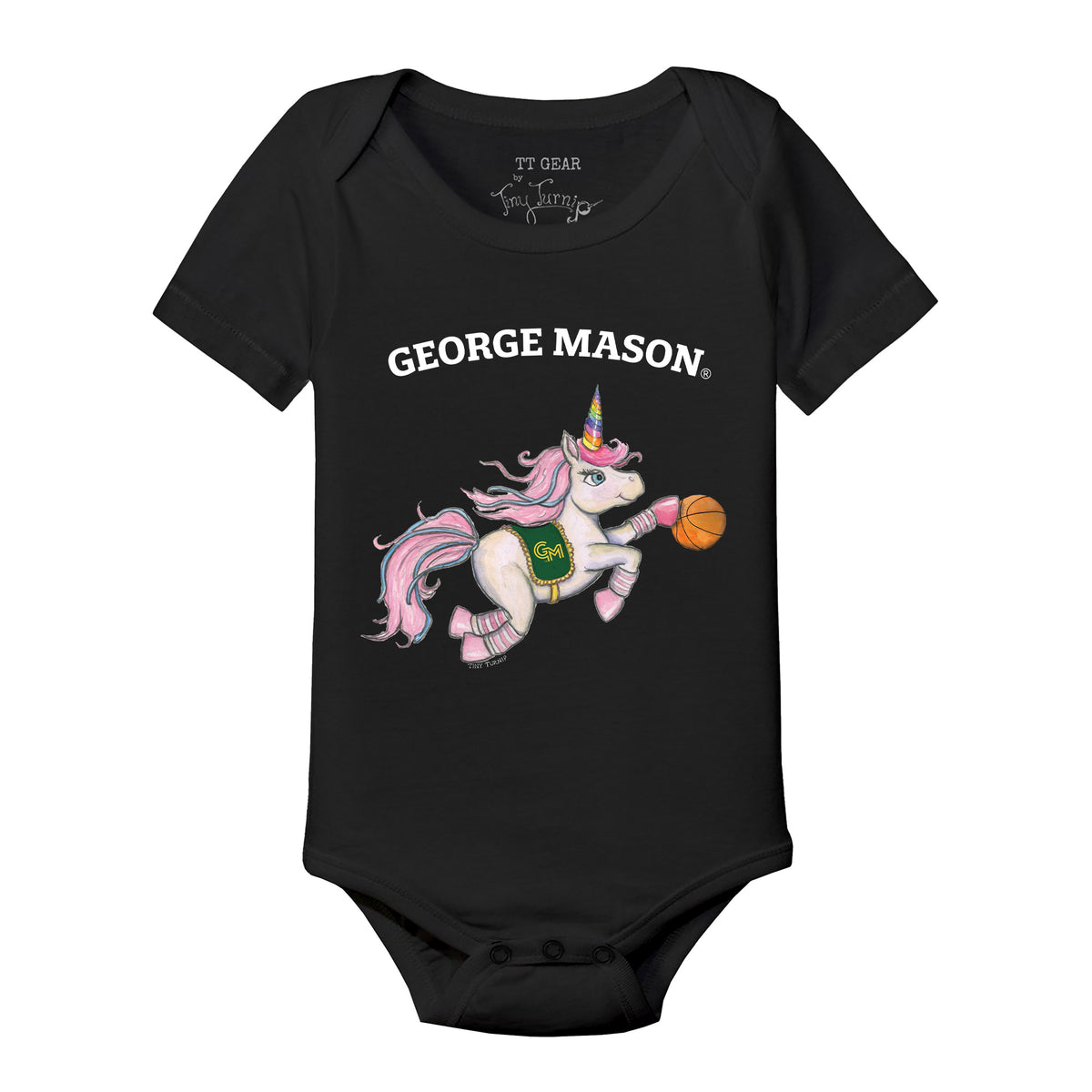 George Mason Patriots Unicorn Short Sleeve Snapper