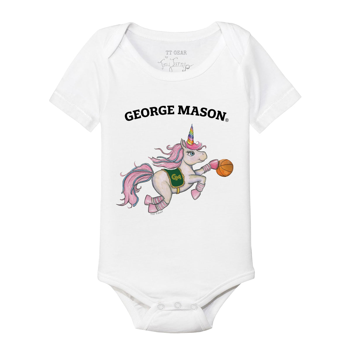 George Mason Patriots Unicorn Short Sleeve Snapper