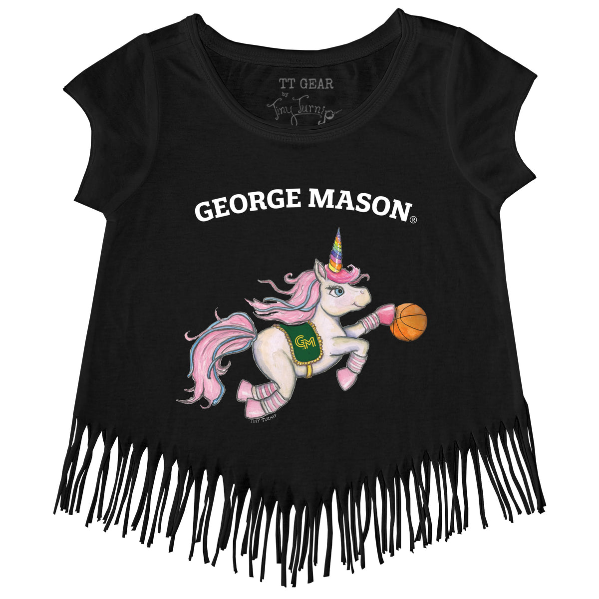 George Mason Patriots Unicorn Fringe Tee
