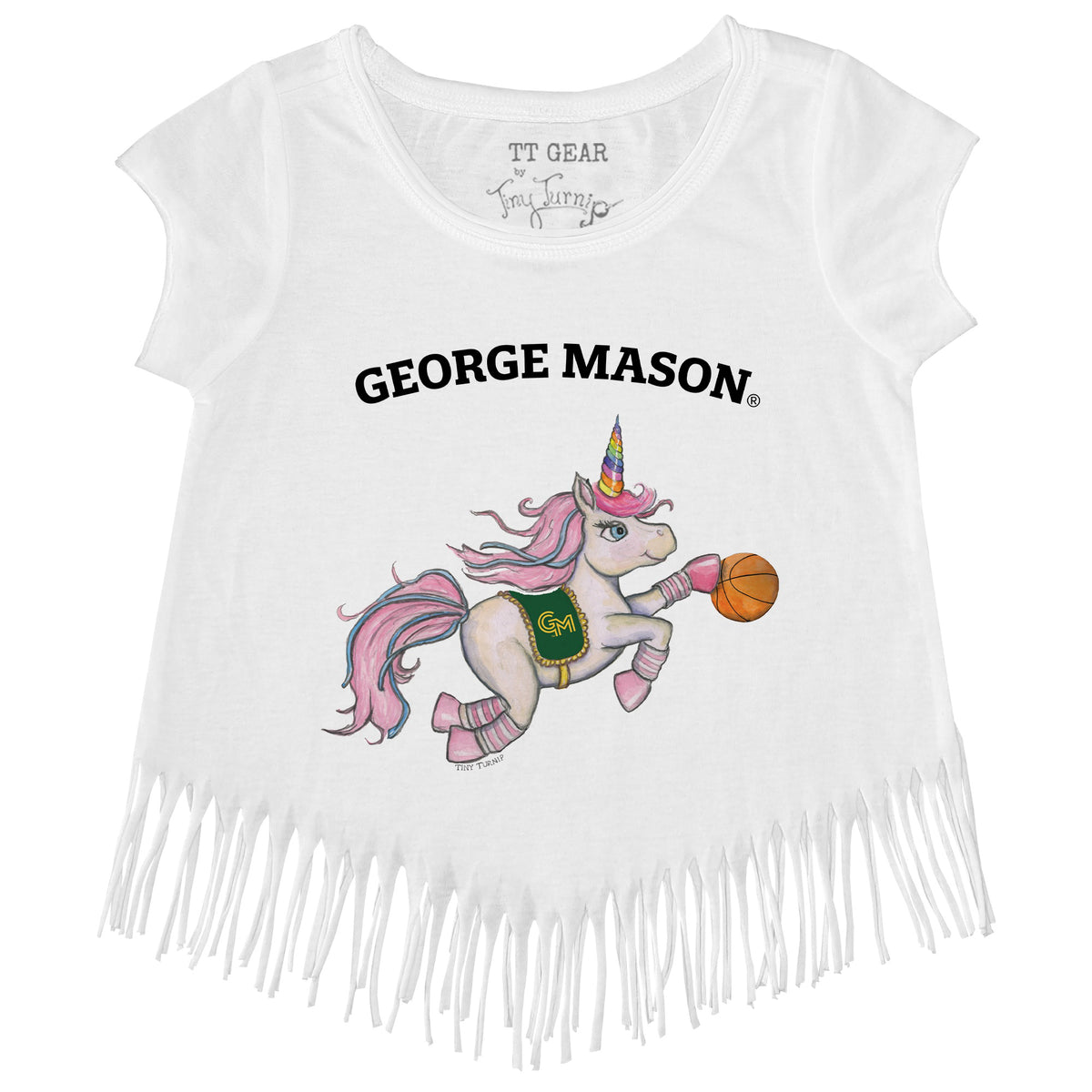 George Mason Patriots Unicorn Fringe Tee