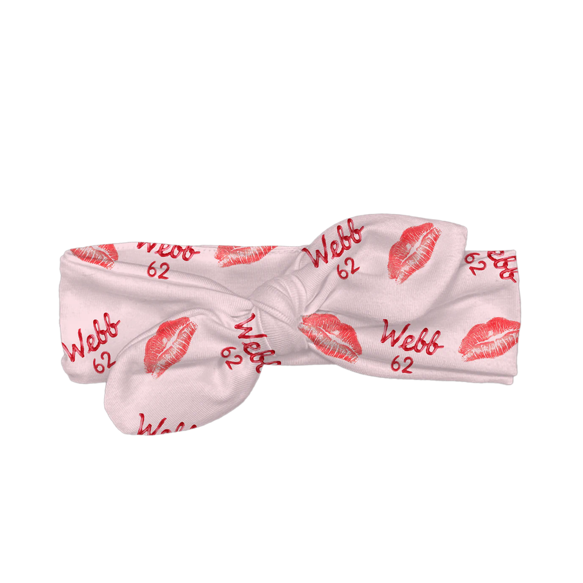 Lipstick w/ Name, Number - Headband - Tiny Turnip