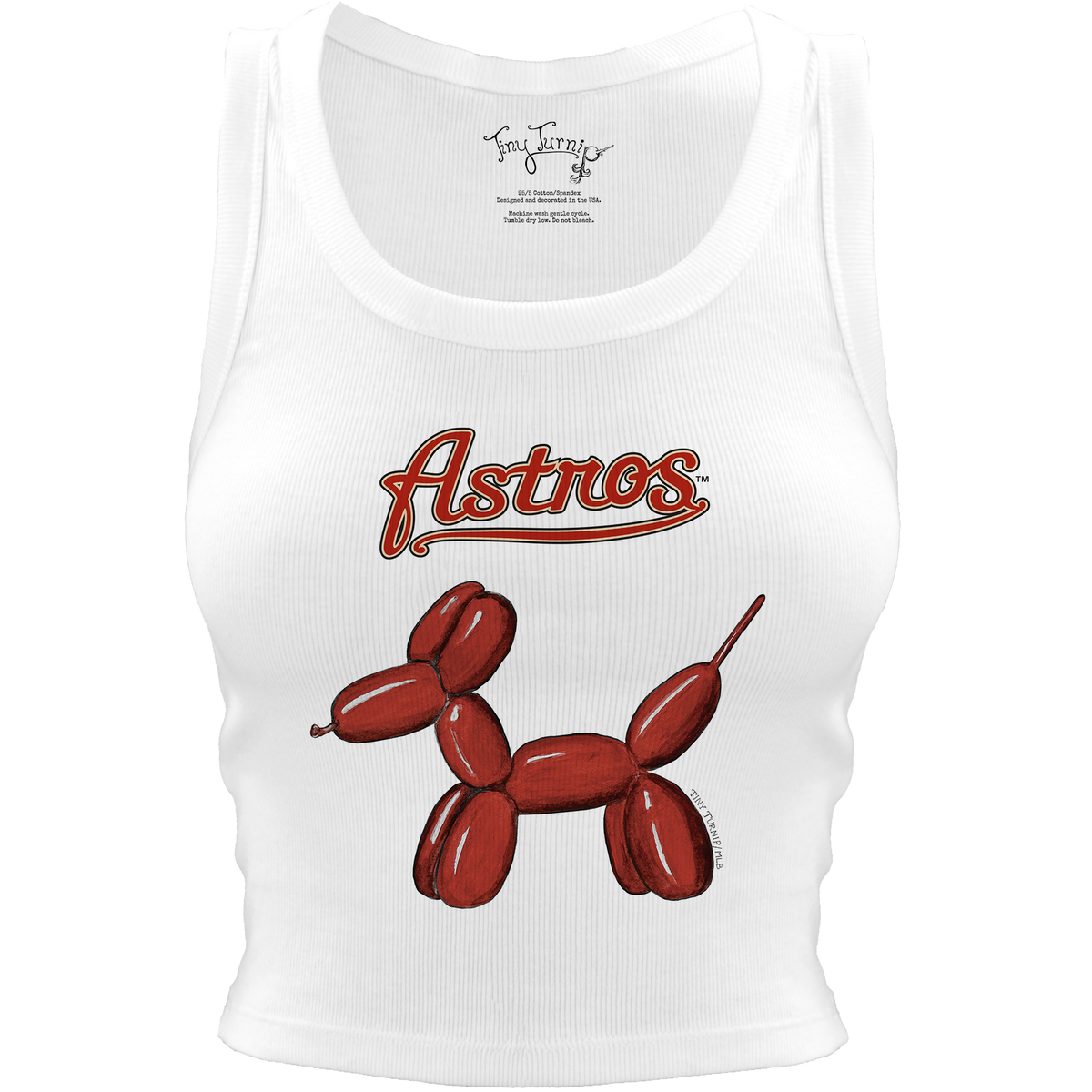 Houston Astros Balloon Dog Crop Tank