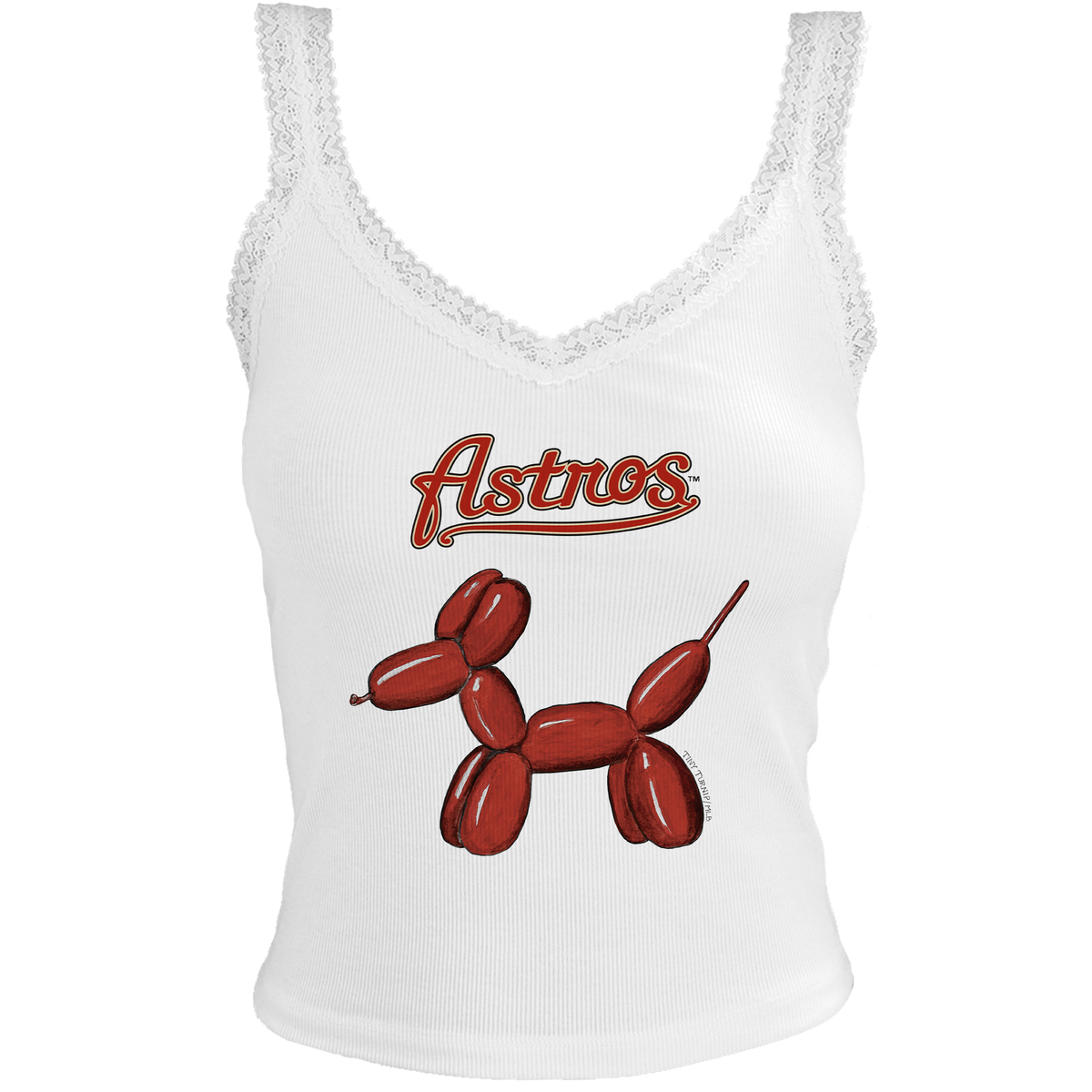 Houston Astros Balloon Dog Lace Tank