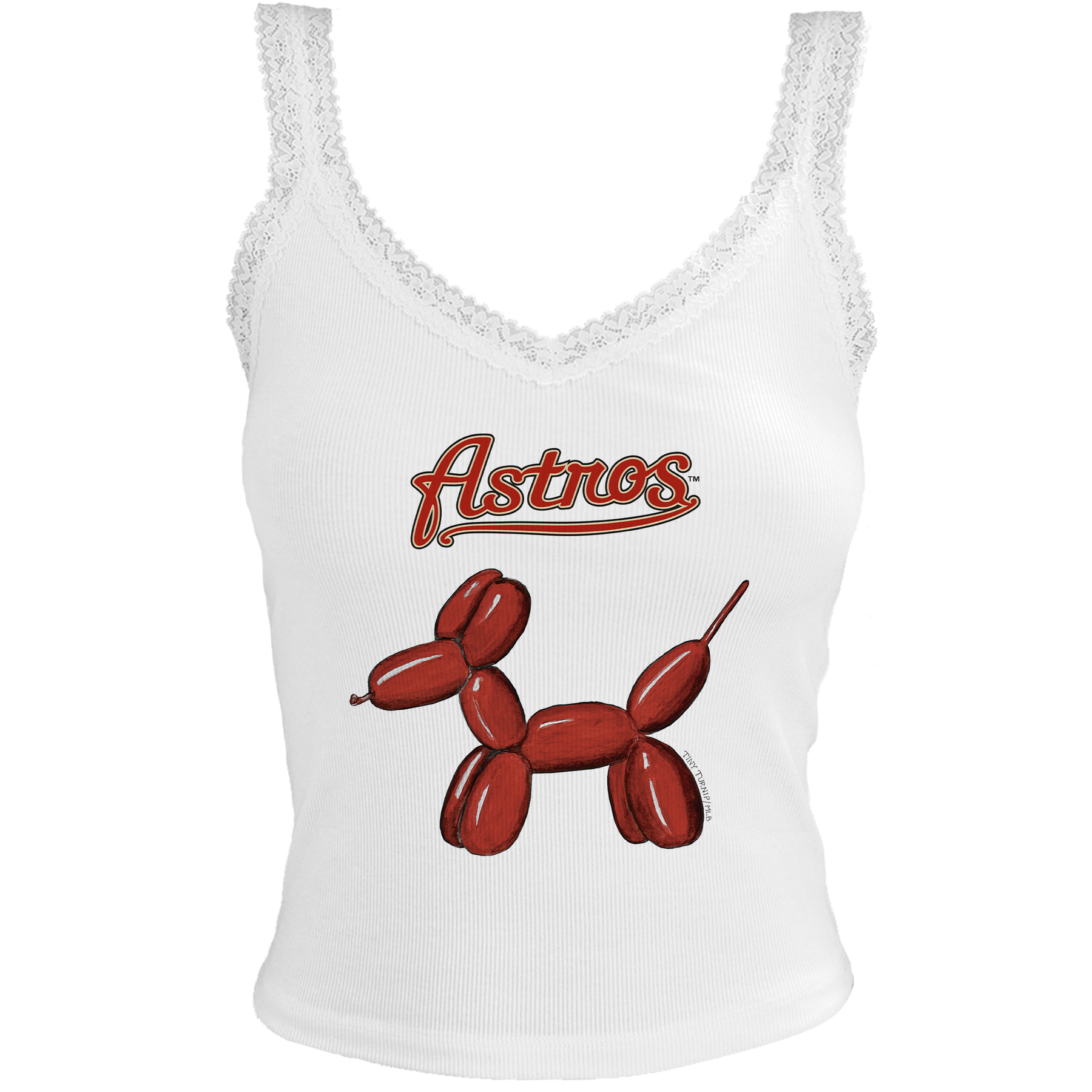 Houston Astros Balloon Dog Lace Tank