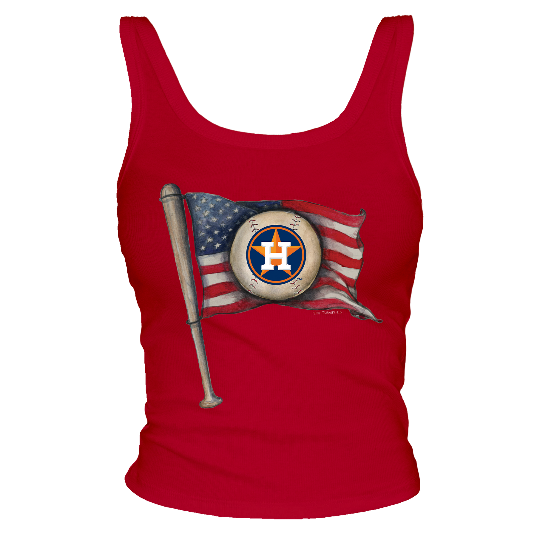Houston Astros Baseball Flag Tank