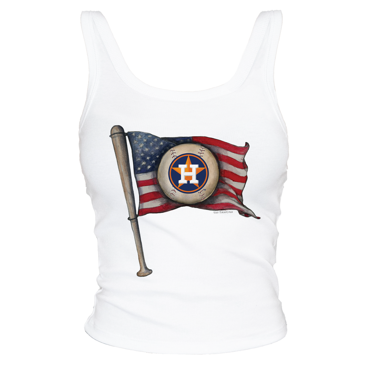 Houston Astros Baseball Flag Tank