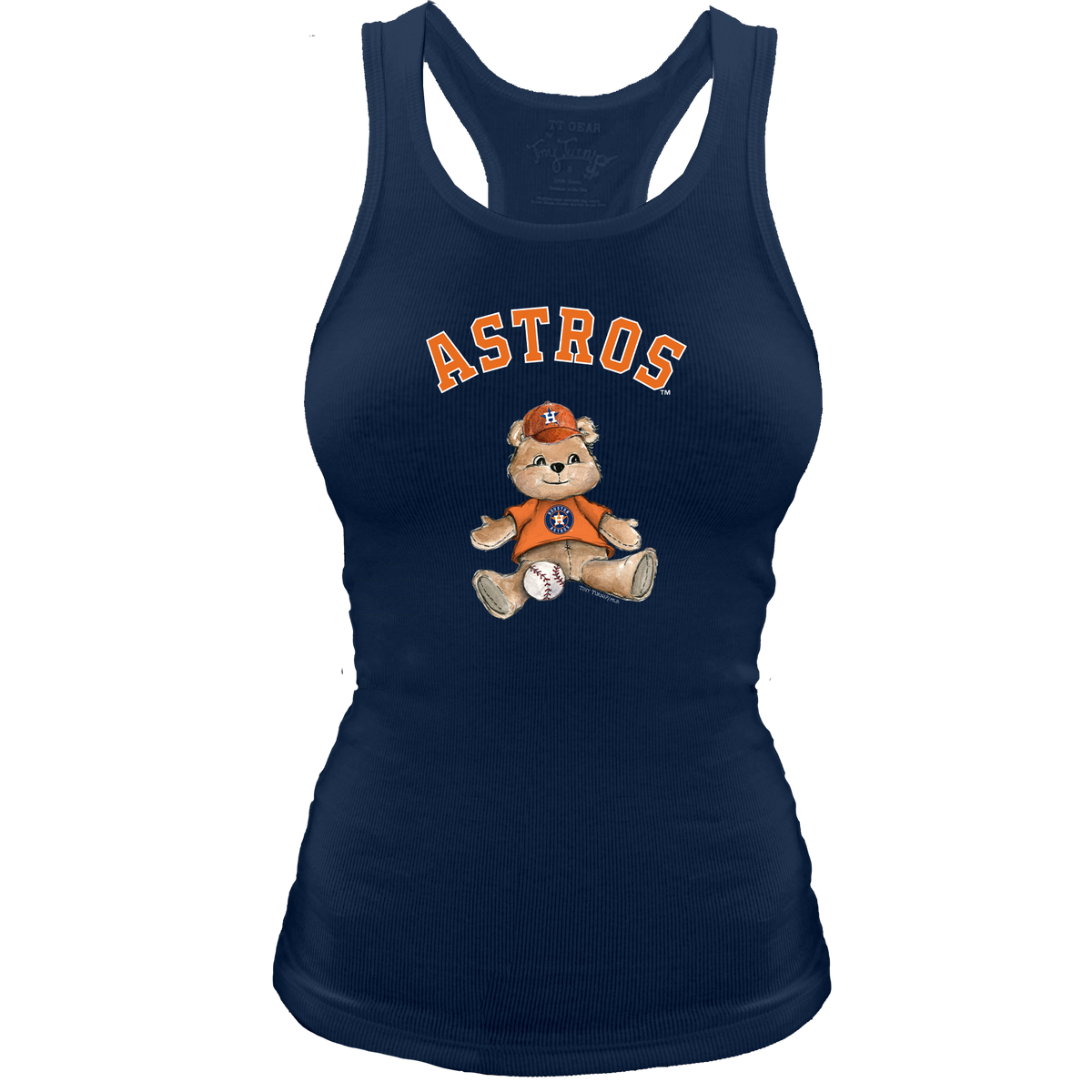 Houston Astros Teddy Classic Tank - Tiny Turnip