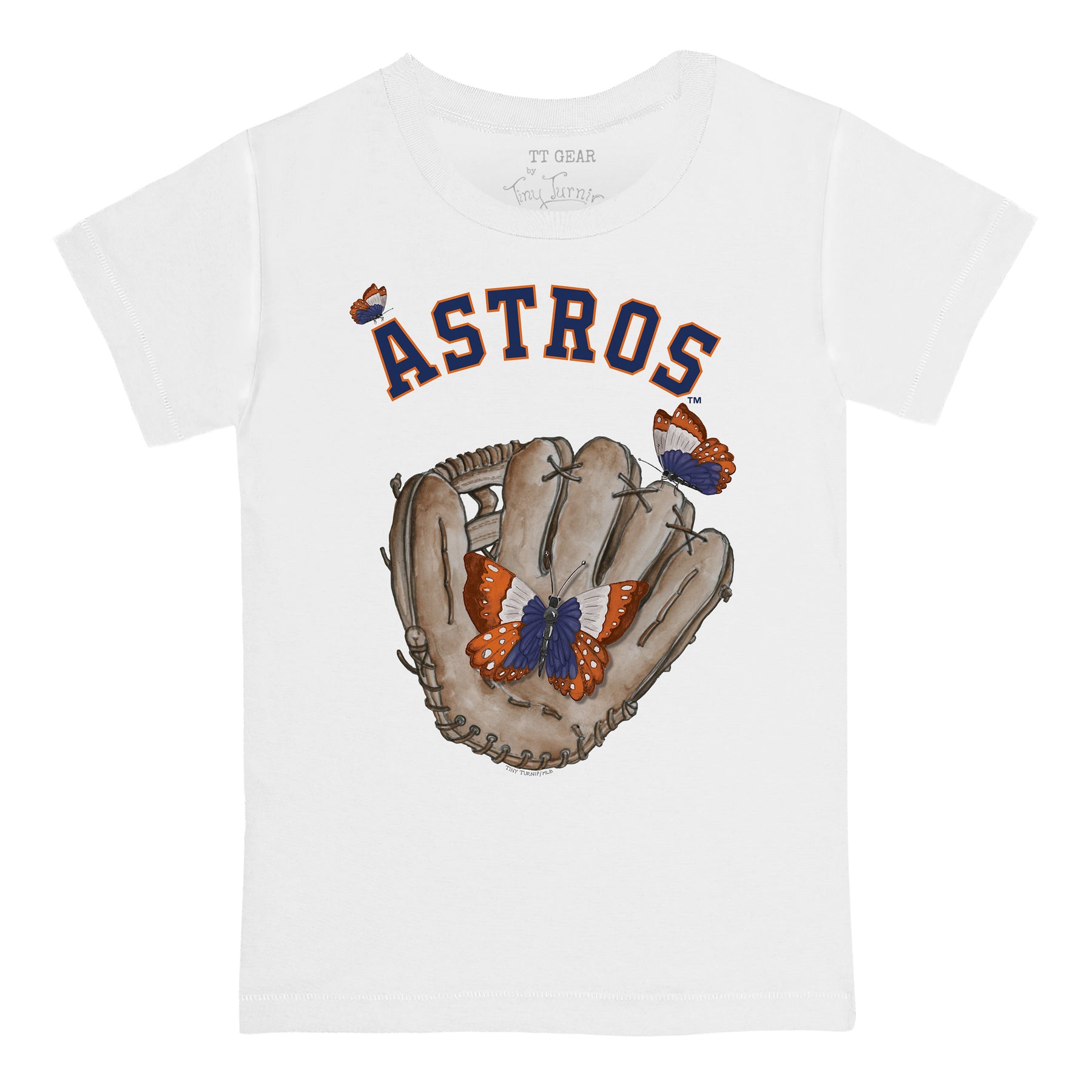 Houston Astros Butterfly Glove Tee Shirt