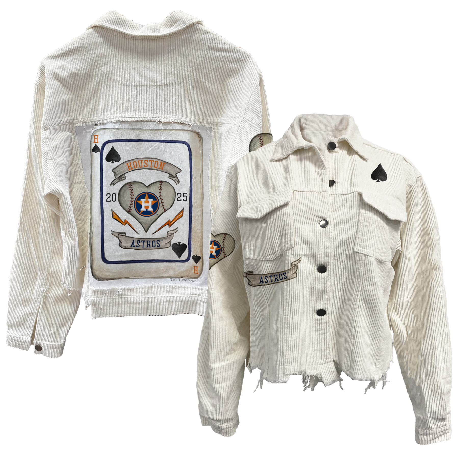 Houston Astros Card White Cord Jacket