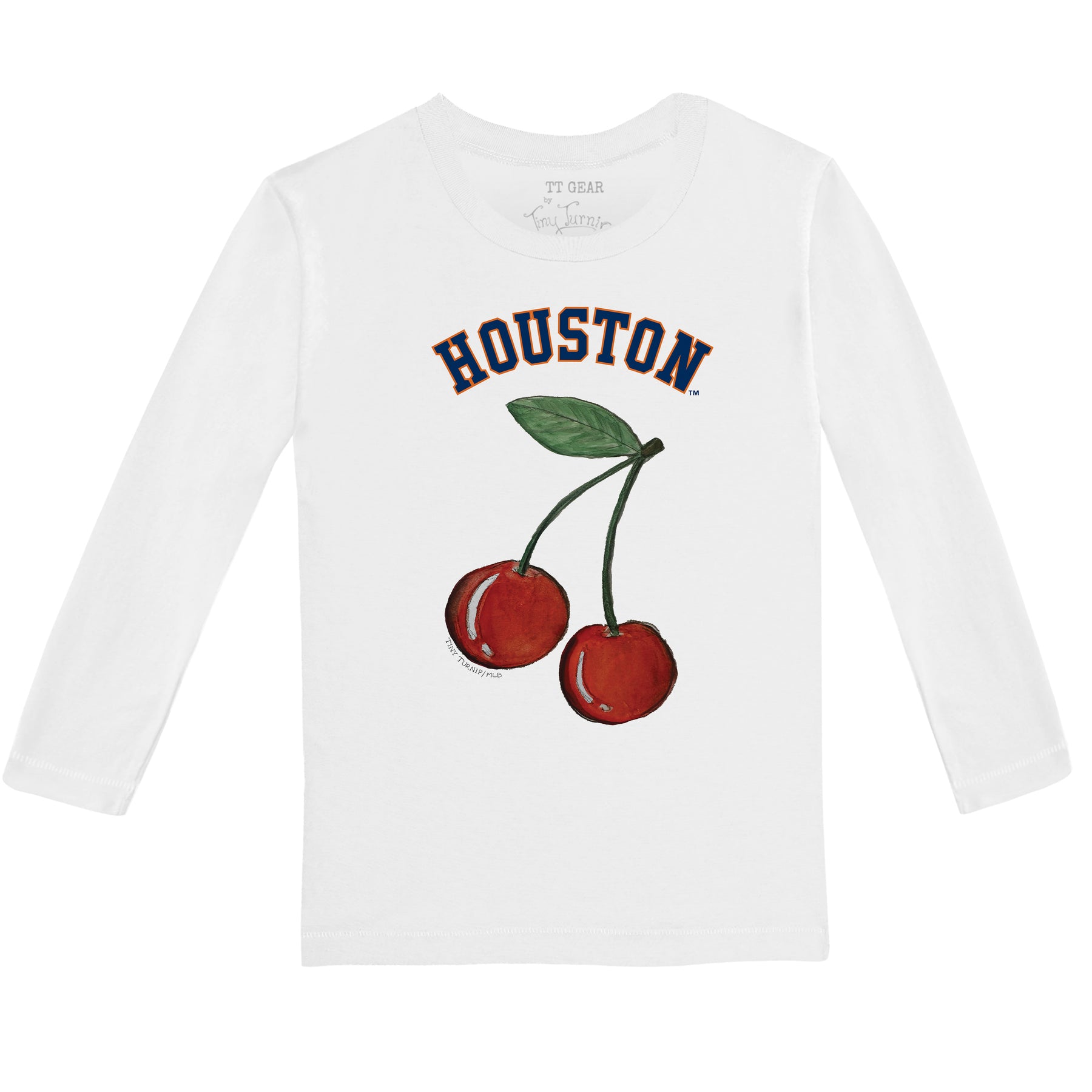 Houston Astros Cherry Long-Sleeve Tee Shirt