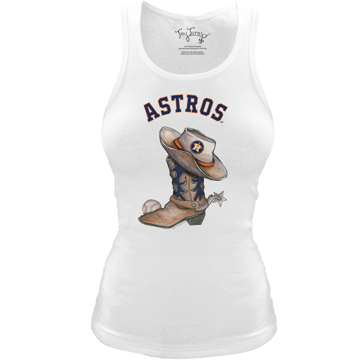Houston Astros Cowboy Boot Classic Tank - Tiny Turnip