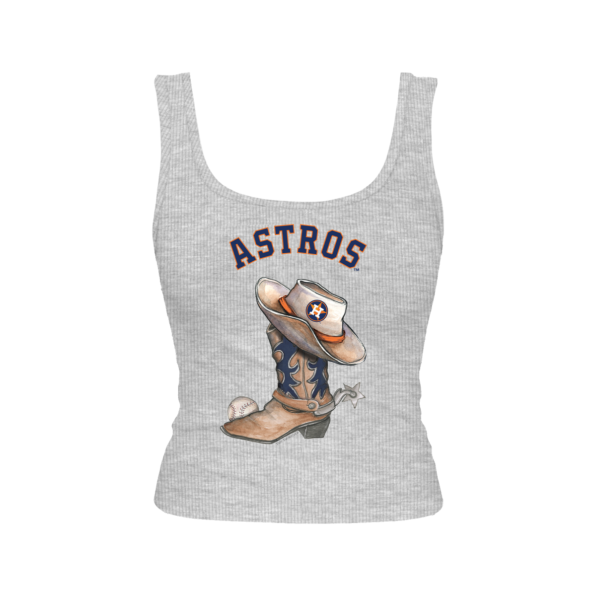 Houston Astros Cowboy Boot Emmy Tank