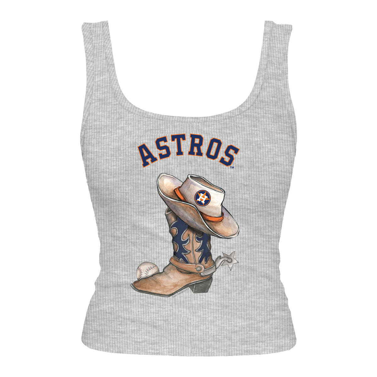 Houston Astros Cowboy Boot Emmy Tank