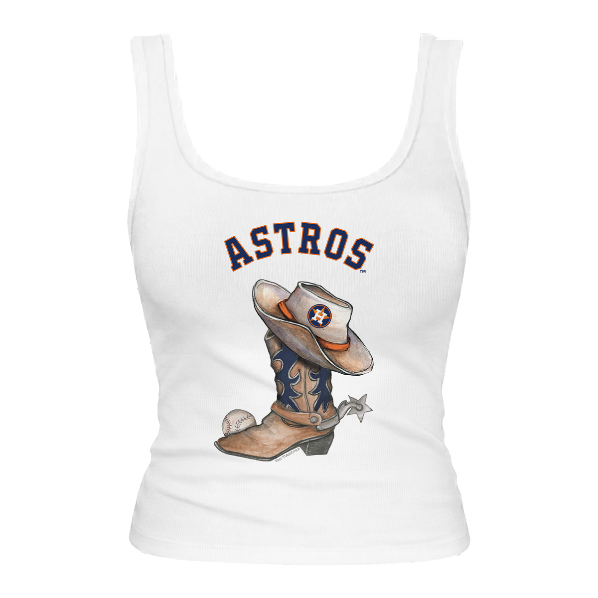 Houston Astros Cowboy Boot Emmy Tank