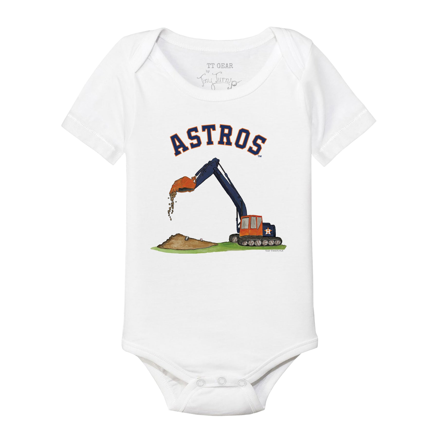 Houston Astros Excavator Short Sleeve Snapper