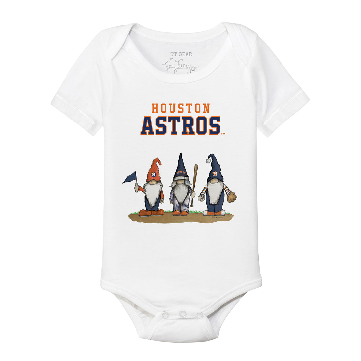 Houston Astros Gnomes Short Sleeve Snapper