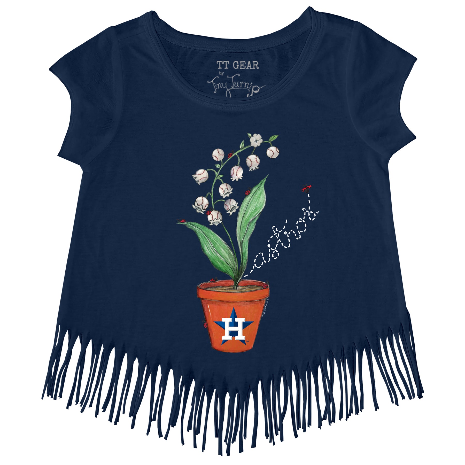 Houston Astros Ladybug Fringe Tee