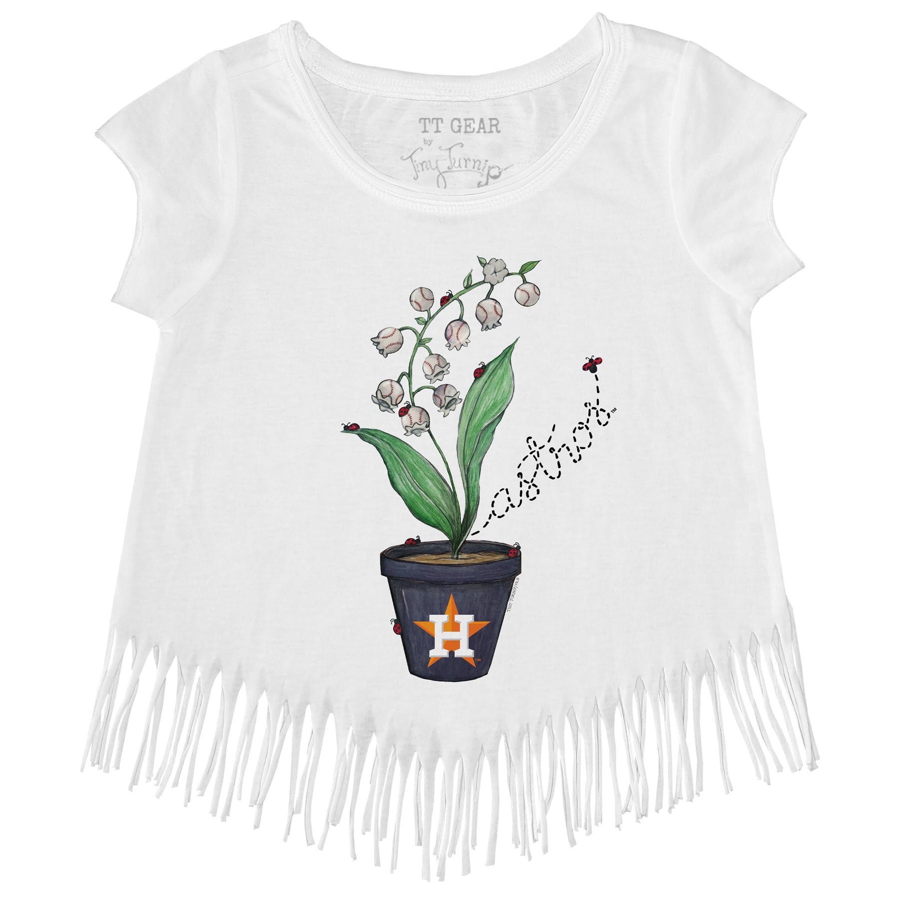 Houston Astros Ladybug Fringe Tee