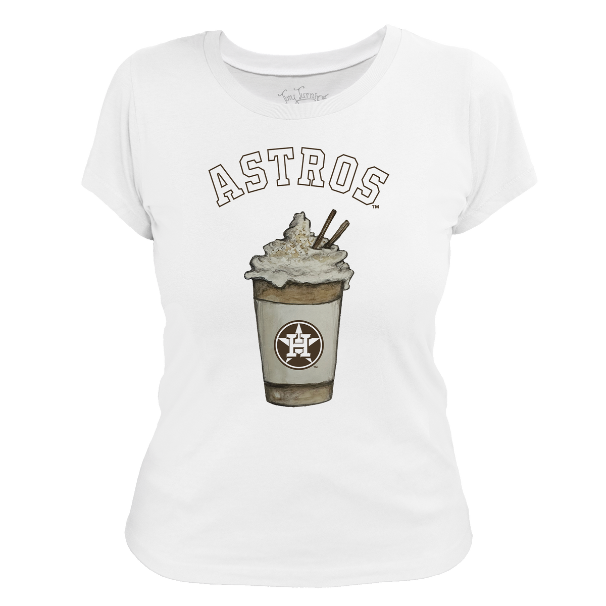 Houston Astros Latte Women's Tee Shirt