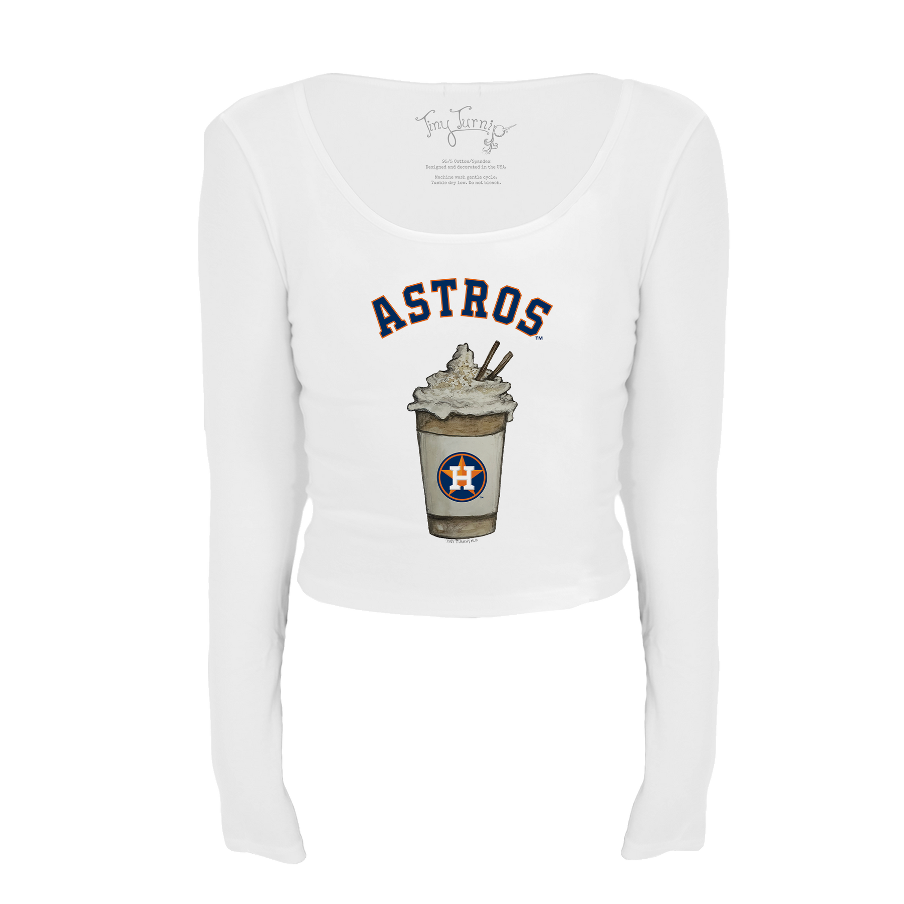 Houston Astros Latte Women's Lucy Long Sleeve