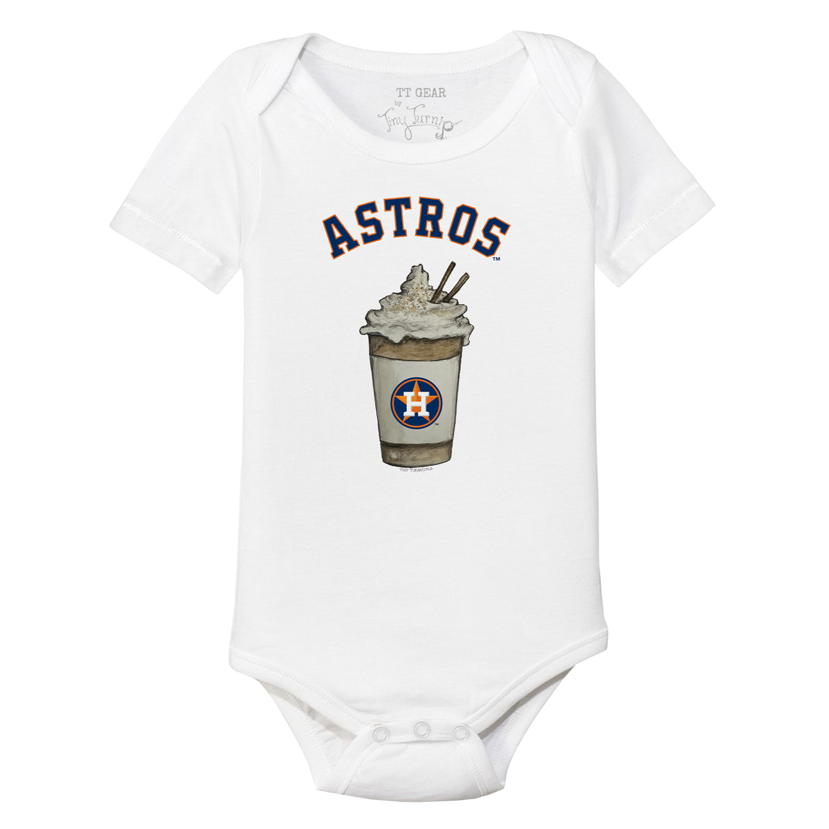 Houston Astros Latte Short Sleeve Snapper