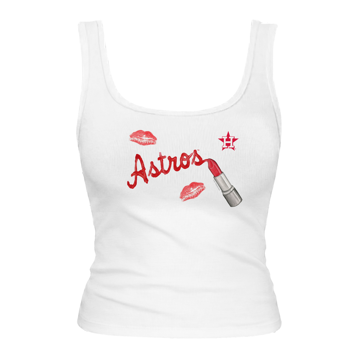 Houston Astros Lipstick Emmy Tank